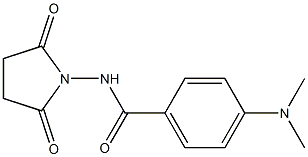 4-(dimethylamino)-N-(2,5-dioxopyrrolidin-1-yl)benzamide 结构式