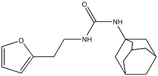 N-(1-adamantyl)-N'-(1-tetrahydro-2-furanylethyl)urea 结构式