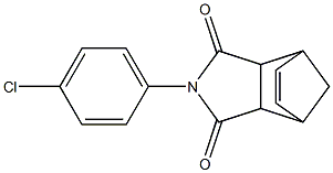 4-(4-chlorophenyl)-4-azatricyclo[5.2.1.0~2,6~]dec-8-ene-3,5-dione 结构式