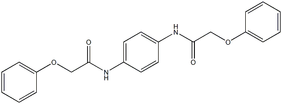 2-phenoxy-N-{4-[(phenoxyacetyl)amino]phenyl}acetamide 结构式