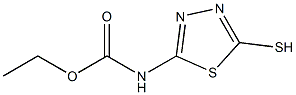 ethyl 5-sulfanyl-1,3,4-thiadiazol-2-ylcarbamate 结构式