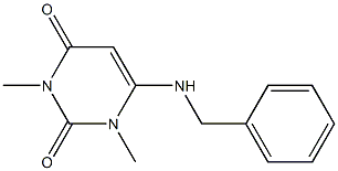 6-(benzylamino)-1,3-dimethylpyrimidine-2,4(1H,3H)-dione 结构式