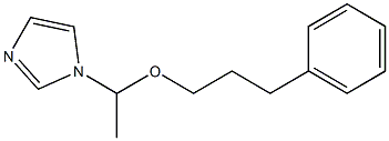 1-[1-(3-phenylpropoxy)ethyl]-1H-imidazole 结构式