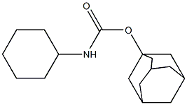 1-adamantyl cyclohexylcarbamate 结构式