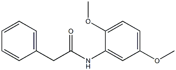 N-(2,5-dimethoxyphenyl)-2-phenylacetamide 结构式