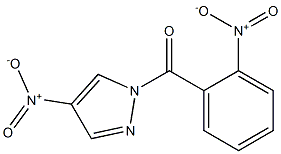 4-nitro-1-{2-nitrobenzoyl}-1H-pyrazole 结构式