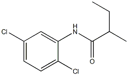 N-(2,5-dichlorophenyl)-2-methylbutanamide 结构式