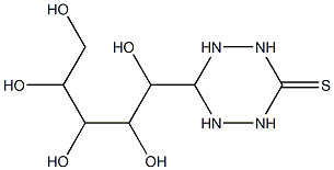 6-(1,2,3,4,5-pentahydroxypentyl)-1,2,4,5-tetraazinane-3-thione 结构式