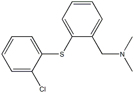 N-{2-[(2-chlorophenyl)sulfanyl]benzyl}-N,N-dimethylamine 结构式