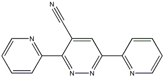 3,6-dipyridin-2-ylpyridazine-4-carbonitrile 结构式