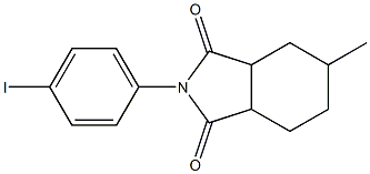 2-(4-iodophenyl)-5-methylhexahydro-1H-isoindole-1,3(2H)-dione 结构式