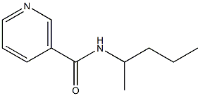 N-(1-methylbutyl)nicotinamide 结构式