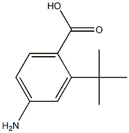 4-amino-2-tert-butylbenzoic acid 结构式