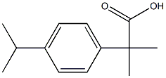 2-(4-isopropylphenyl)-2-methylpropanoic acid 结构式