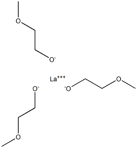 2-甲氧基乙醇镧 结构式