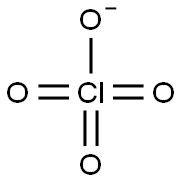 单向连接电极的高氯酸盐溶液盒 结构式