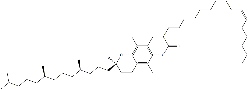 维生素E亚油酸酯 结构式