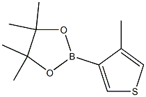 4-甲基噻吩-3-硼酸频那醇酯 结构式