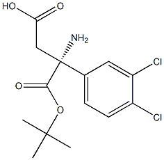 BOC-R-3-氨基-3(3,4-二氯苯基)丙酸 结构式