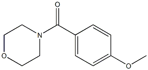 (4-methoxyphenyl)(4-morpholinyl)methanone 结构式