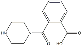 2-(1-piperazinylcarbonyl)benzoic acid 结构式