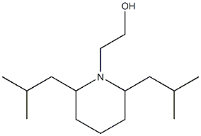 2-(2,6-diisobutyl-1-piperidinyl)-1-ethanol 结构式