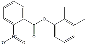 2,3-dimethylphenyl 2-nitrobenzoate 结构式