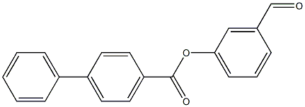 3-formylphenyl [1,1'-biphenyl]-4-carboxylate 结构式