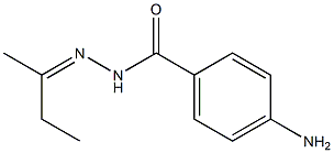 4-amino-N'-[(Z)-1-methylpropylidene]benzohydrazide 结构式