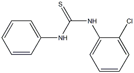 N-(2-chlorophenyl)-N'-phenylthiourea 结构式