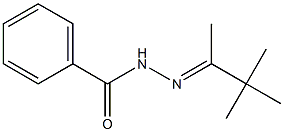 N'-[(E)-1,2,2-trimethylpropylidene]benzohydrazide 结构式