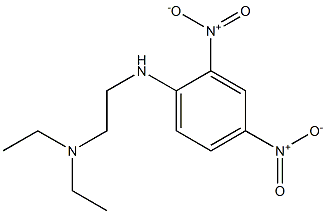 N-[2-(diethylamino)ethyl]-N-(2,4-dinitrophenyl)amine 结构式