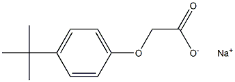 sodium 2-[4-(tert-butyl)phenoxy]acetate 结构式