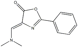 4-[(Z)-(dimethylamino)methylidene]-2-phenyl-1,3-oxazol-5-one 结构式