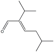 5-甲基-2-异丙基-2-己烯醛 结构式