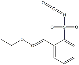 邻乙氧基羰基苯磺酰基异氰酸酯 结构式