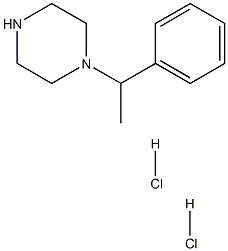 1-(1-苯乙基)哌嗪二盐酸盐 结构式