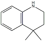 1,2,3,4-四氢-4,4-二甲基喹啉 结构式