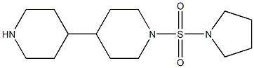 1-(pyrrolidin-1-ylsulfonyl)-4,4'-bipiperidine 结构式