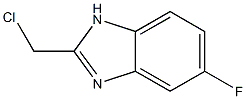 2-(chloromethyl)-5-fluoro-1H-benzimidazole 结构式