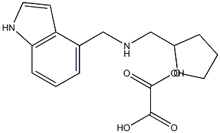N-(1H-indol-4-ylmethyl)-N-(tetrahydrofuran-2-ylmethyl)amine oxalate 结构式