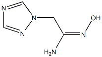 (1E)-N'-hydroxy-2-(1H-1,2,4-triazol-1-yl)ethanimidamide 结构式