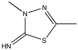 3,5-Dimethyl-2,3-dihydro-1,3,4-thiadiazole-2-imine 结构式