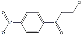 [(E)-2-Chloroethenyl](4-nitrophenyl) sulfoxide 结构式