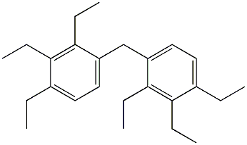 4,4'-Methylenebis(1,2,3-triethylbenzene) 结构式