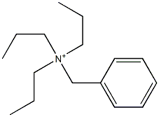 N,N,N-Tripropylbenzenemethaneaminium 结构式