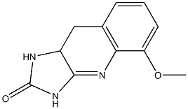 5-Methoxy-9,9a-dihydro-1H-imidazo[4,5-b]quinolin-2(3H)-one 结构式