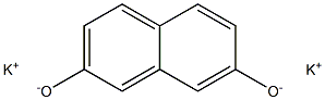 Dipotassium 2,7-naphthalenediolate 结构式