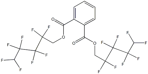 Phthalic acid bis(2,2,3,3,4,4,5,5-octafluoropentyl) ester 结构式