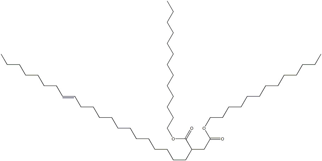 2-(13-Henicosenyl)succinic acid ditridecyl ester 结构式